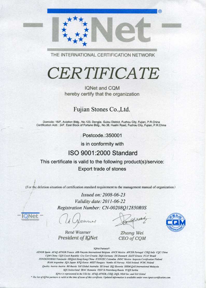 ISO9001-2000 Standard